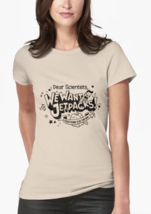 t-shirt we want jetpacks