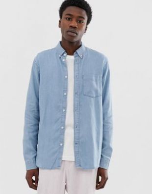 Weekday - Weekday Jack Chemise en jean Bleu clair