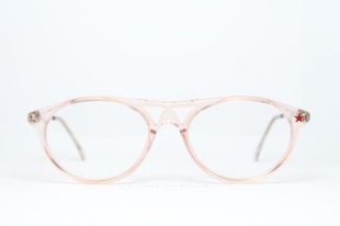 Unique NOUVELLE LIGNE Vintage Rose Transparent Brille lunettes Occhiali Lunettes Gafas Bril 15 de très haute qualité acétate aviateur