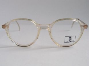 Oliver Valentino rondes lunettes forme pour prescription. Unisexe, vintage et fabriqué en Italie.