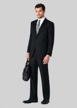 COSTUME COLLECTION WALL STREET EN LAINE ET CACHEMIRE