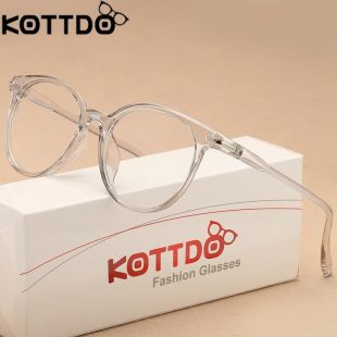 Lunettes transparentes rondes