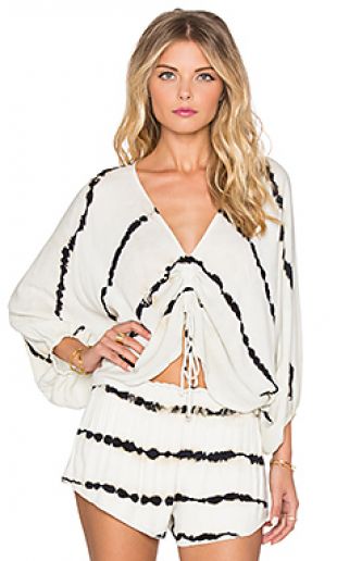 Monarch Blouse en Boho Batik