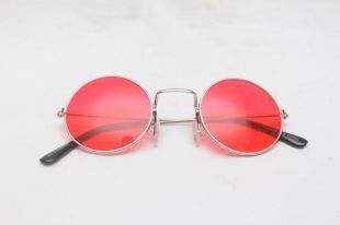 90 ' s Vintage » HOTZ rouge » John Lennon lunettes de soleil en métal
