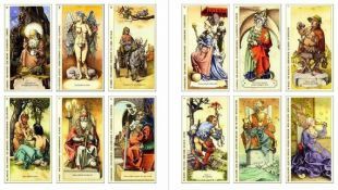Durer tarot deck. Tarot cards. Digital download. Fortune telling. Divination practice.