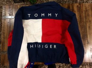 Veste matelassée à capuche réversible nautica vintage