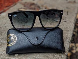 Ray Ban noir cadre carré lunettes de soleil surdimensionné unisexe Rb4147 60mm