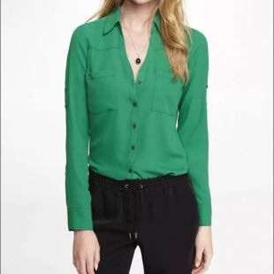 Slim Fit Convertible Sleeve Portofino Shirt