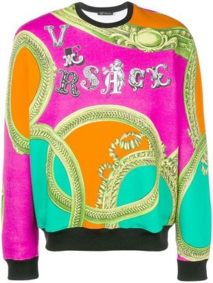 Versace - Baroque Print Logo Sweatshirt