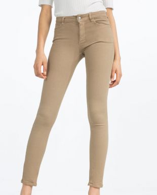 Skinny Mid Rise Trousers