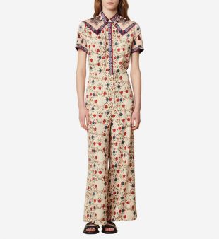 Combinaison pantalon imprimé floral