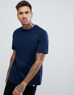Pull & Bear Join Life Tee in Navy