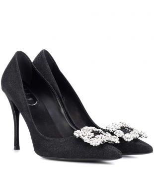 Roger Vivier escarpins noirs  flower
