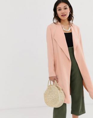 Miss Selfridge Manteau long Rose