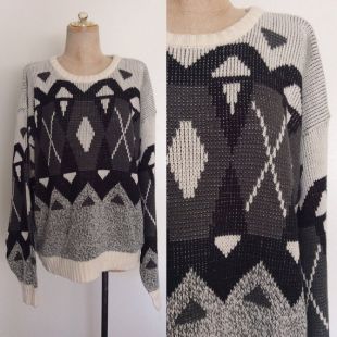 VINTAGE Haut cardigan pour femmes EU 36/38 Petit polyacrylique