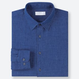 CHEMISE EN LIN PREMIUM BLEUE