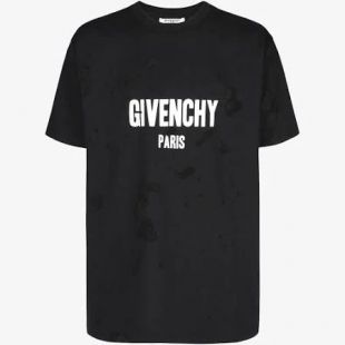 Givenchy T-Shirt Oversized Givenchy Paris Destroyed