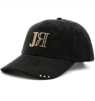 Jeune Riche Paris Baseball Cap Jr Strass Or