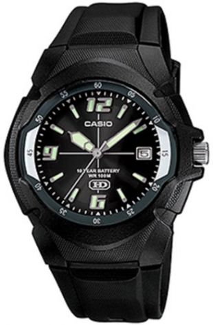 Casio MW600F MW600F-1AV - Orologio da polso da uomo, cinturino in resina