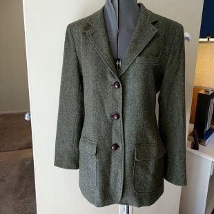 Green Tweed Blazer Equestrian