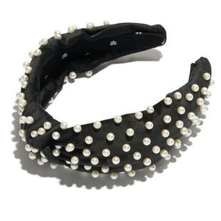 Lele Sadoughi Jet pearl Headband