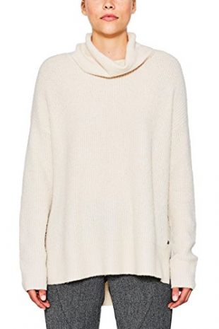 edc by Esprit 107cc1i046 Pull, Blanc (Off White 110), Small Femme