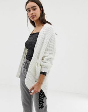 Hollister cozy cardigan in chenille
