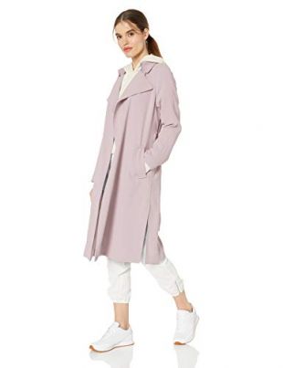 Kendall + Kylie Women's Long Trench Coat, Lilac, XS