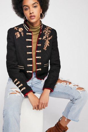 Free people sale lauren band jacket