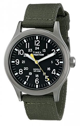 Timex Men's T49961 Expedition Scout Green Nylon Strap Watch