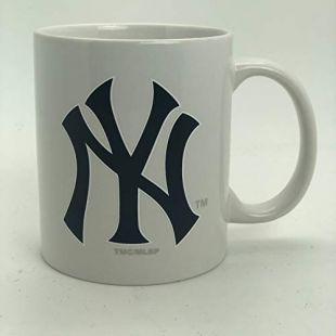 New York Yankees Mug 11oz White Ceramic MLB Baseball