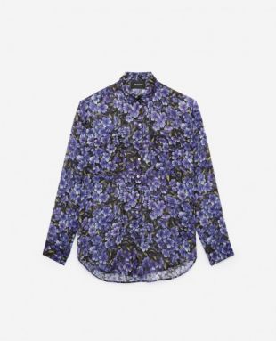 The Kooples chemise base georgette à manches longues