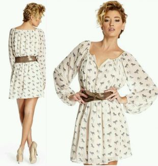 robe imprimée taille S