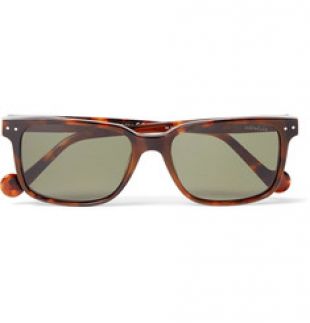MONCLER Square-Frame Tortoiseshell Acetate Sunglasses