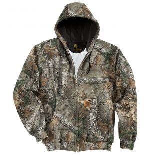 Carhartt Midweight Realtree Xtra® Camo Hooded Zip-Front Sweatshirt