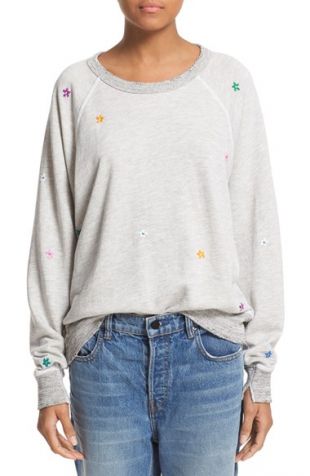 The Great - 'The College' Embroidered Sweatshirt