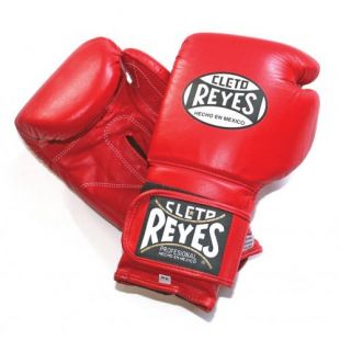 Cleto Reyes Velcro Sparring Gloves - Red 16oz