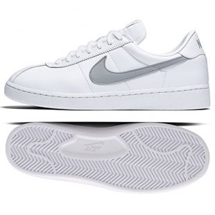 Nike Men's Bruin Leather Fitness Shoes, White (Blanco), 8.5 UK
