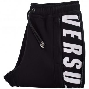 Versus Versace Black Zip Detailing Jogging Bottoms