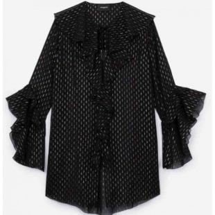 Silk Polka Dot Blouse