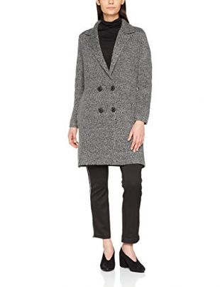Morgan 181-MOULIN.M Gilet, Grigio Gris Chine Fonce, S Donna
