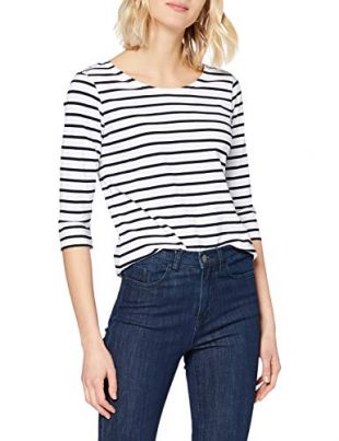 T-shirt marinière femme coton biologique