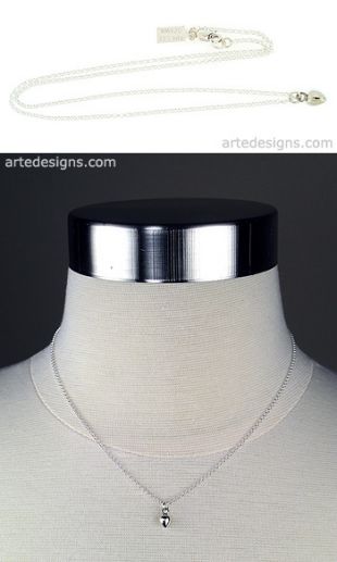 Sterling Silver Droplet Necklace
