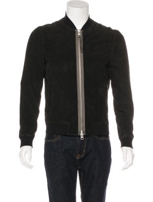 Touvier Suede Bomber Jacket