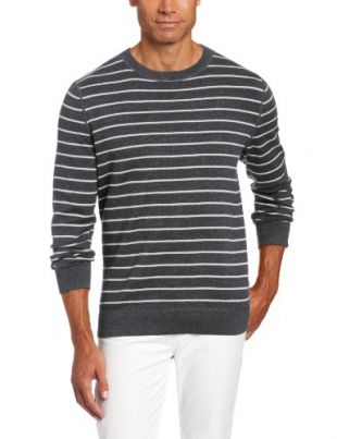 Nautica Men's Striped Crewneck Sweater