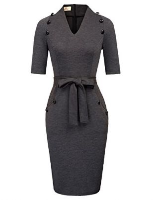 GRACE KARIN - GRACE KARIN Women V-Neck Evening Business OL Bodycon ...