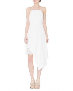 Bennie Asymmetric Halter Dress