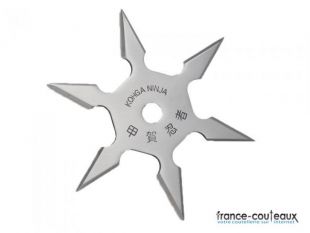 Shuriken 6 branches métal