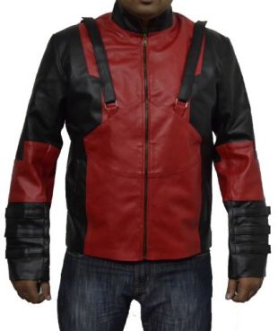 Deadpool corps marvel game faux leather jacket V1