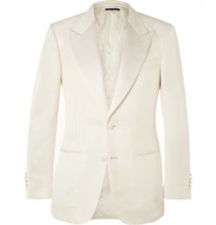 The smoking jacket ivory Tom Ford Daniel Craig in Spectre | Spotern